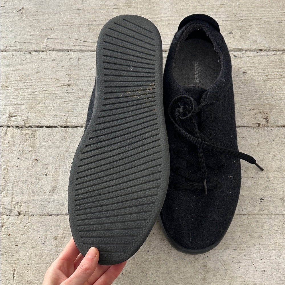 Allbirds Merino Wool Runners WP Charcoal Black Walking Shoes Men’s Size M13 - Picture 3 of 5